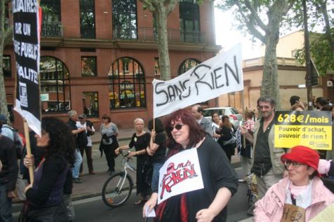 Le Mouvement des SansRien avec Fabienne Jouvet et ses camarades